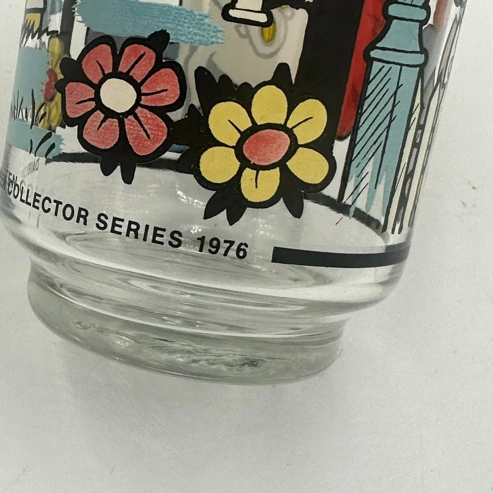 Vintage Dairy Queen Kids Collector Series 1976 Drinking Glass‎ DQ Promo Cartoon